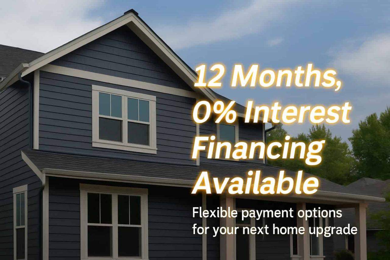 Financing - Exterior Barrier - Portland Siding Contractor Financing - Exterior Barrier - Portland Siding Contractor